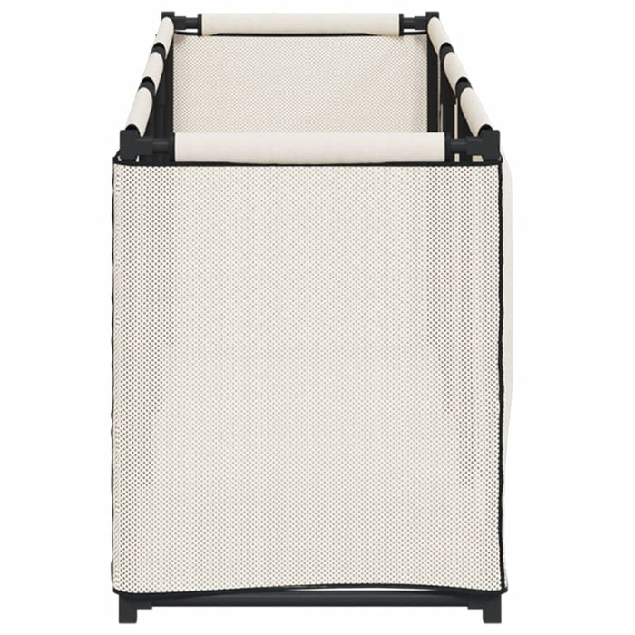 Gabbia per Piccoli Animali Crema 105x34,5x45 cm in Tessuto