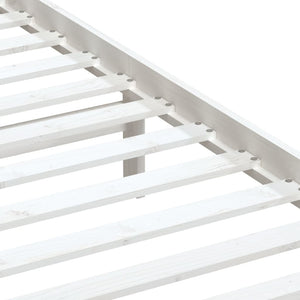 Giroletto Bianco in Legno Massello di Pino 90x200 cm 3100575