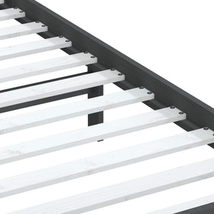 Giroletto Grigio in Legno Massello di Pino 90x200 cm 3100576