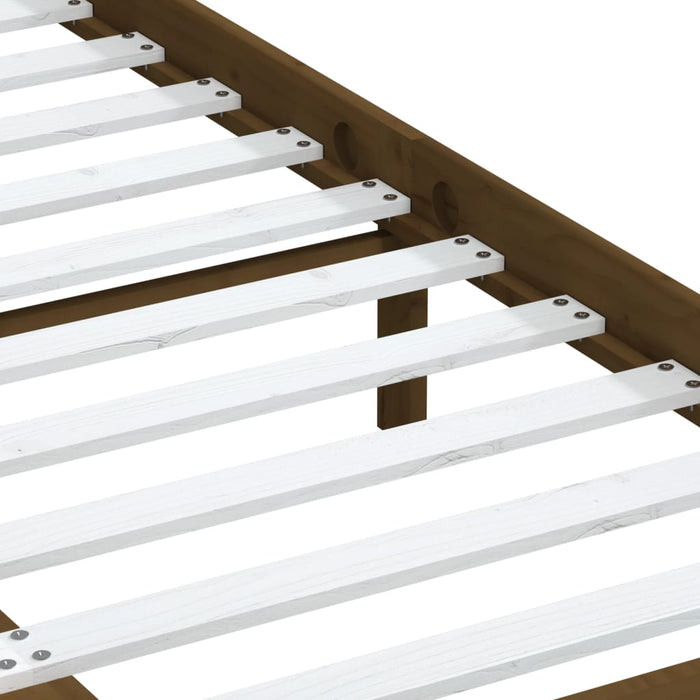 Giroletto senza Materasso Ambra in Legno Massello 120x200 cm 3100587