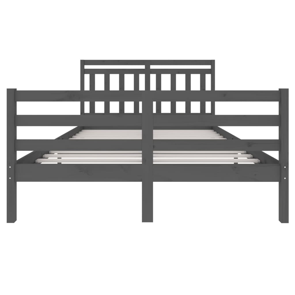 Giroletto Grigio in Legno Massello 140x200 cm 3100656