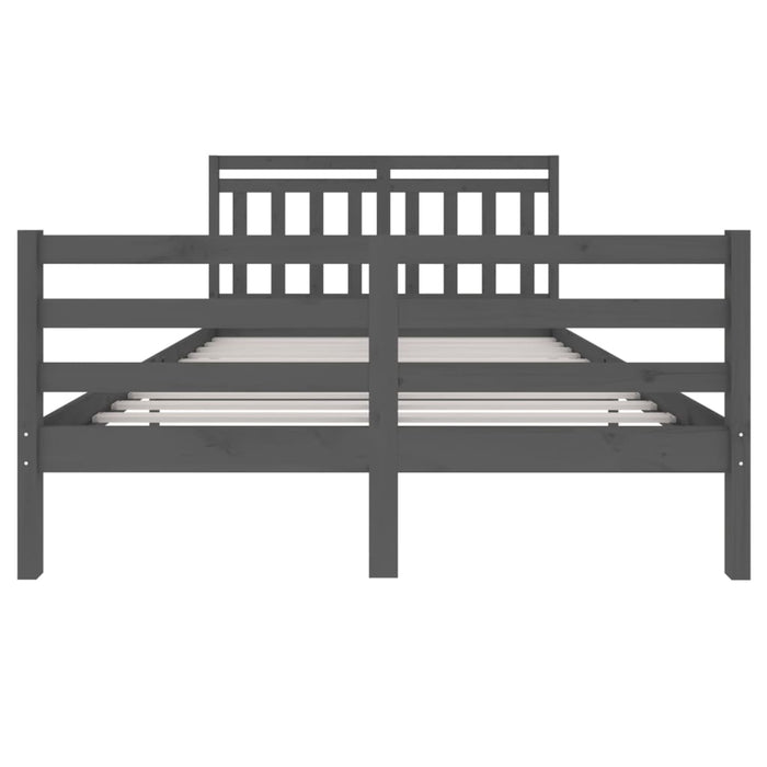 Giroletto Grigio in Legno Massello 140x200 cm 3100656