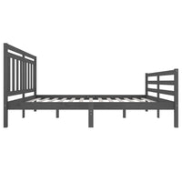 Giroletto Grigio in Legno Massello 140x200 cm 3100656