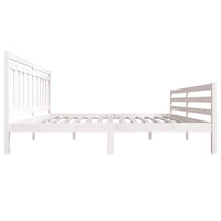 Giroletto Bianco 180x200 cm Super King in Legno Massello 3100670