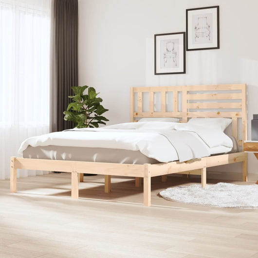 Letto senza Materasso 120x190 cm in Legno Massello di Pino 3100993