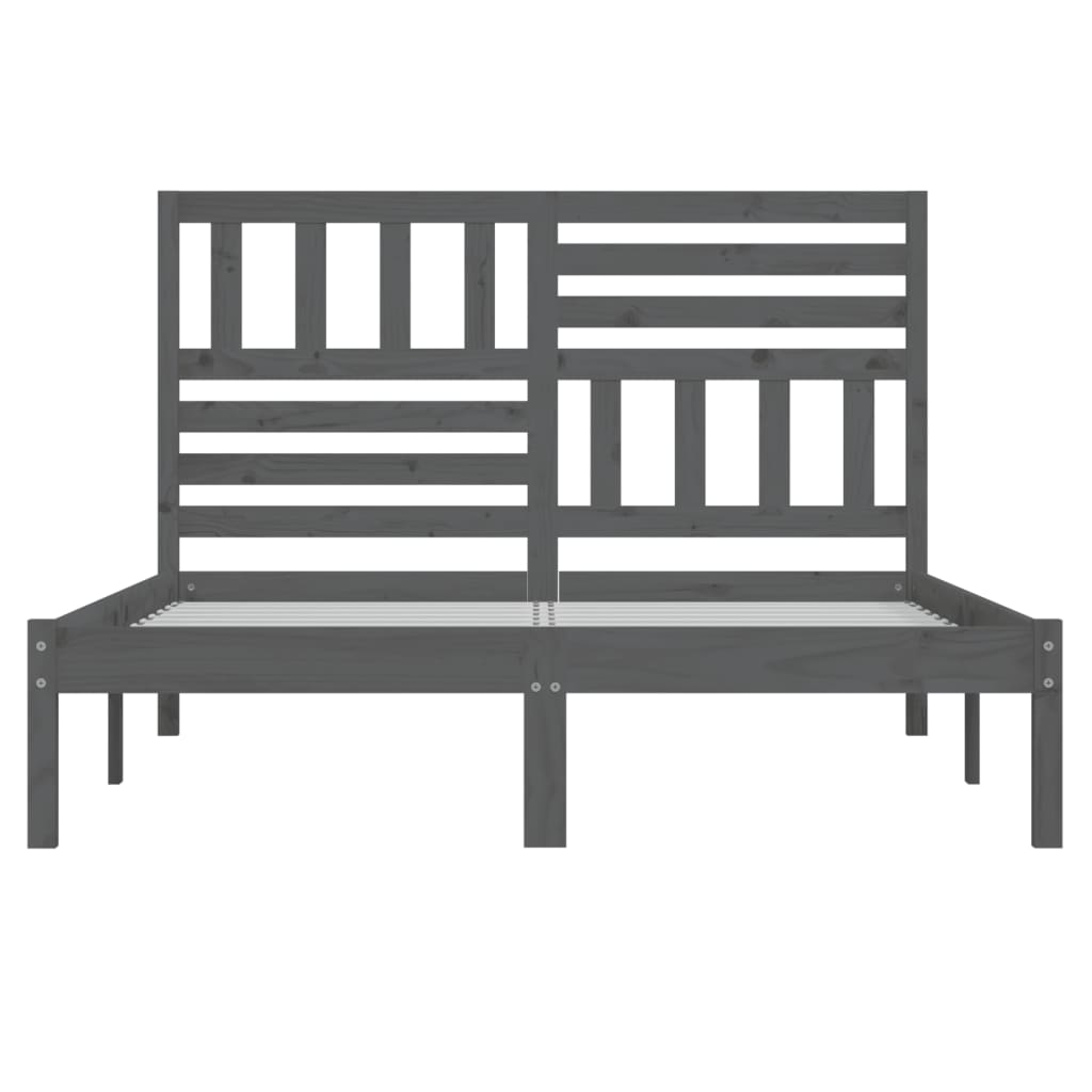 Giroletto Grigio in Legno Massello di Pino 140x190 cm 3101005