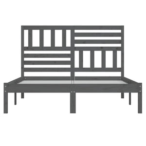 Giroletto Grigio in Legno Massello di Pino 140x190 cm 3101005