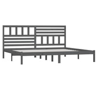 Giroletto Grigio in Legno Massello di Pino 200x200 cm 3101045