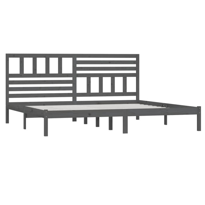 Giroletto Grigio in Legno Massello di Pino 200x200 cm 3101045