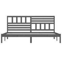 Giroletto Grigio in Legno Massello di Pino 200x200 cm 3101045