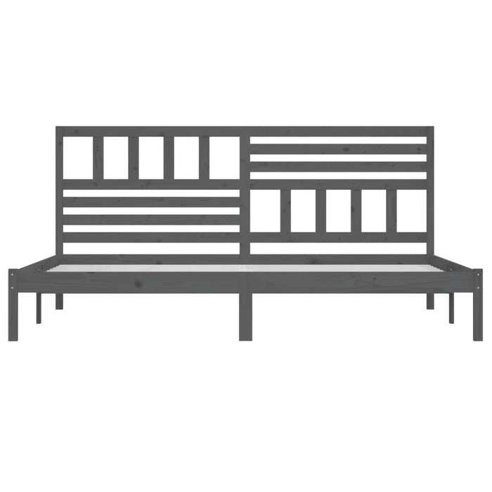 Giroletto Grigio in Legno Massello di Pino 200x200 cm 3101045