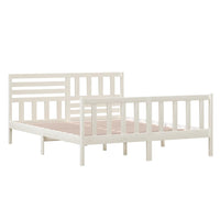 Giroletto Bianco in Legno Massello 160x200 cm cod mxl 61271