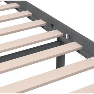 Giroletto Grigio in Legno Massello 200x200 cm 3101175