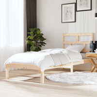 Giroletto-Struttura Letto 75x190 cm Small Single in Legno Massello 441391