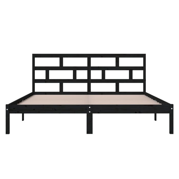 Giroletto Nero 120x190 cm Small Double in legno Massello 3101192