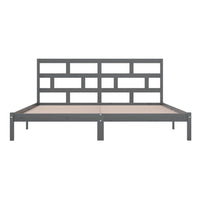 Giroletto Grigio in Legno Massello di Pino 200x200 cm 3101240