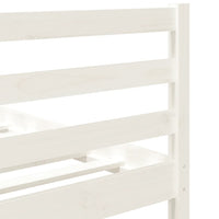 Giroletto Bianco 90x190 cm Single in Legno Massello 3101249