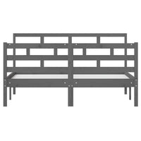 Giroletto Grigio in Legno Massello di Pino 140x190 cm 3101265