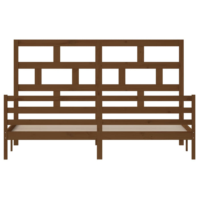 Giroletto Ambra senza Materasso in Legno Massello 200x200 cm 3101306