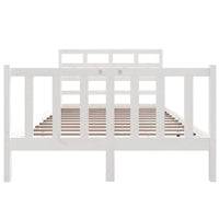 Giroletto Bianco Legno Massello di Pino 120x190cm Small Double 3101319