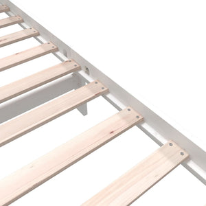 Giroletto Bianco Legno Massello di Pino 120x190cm Small Double 3101319