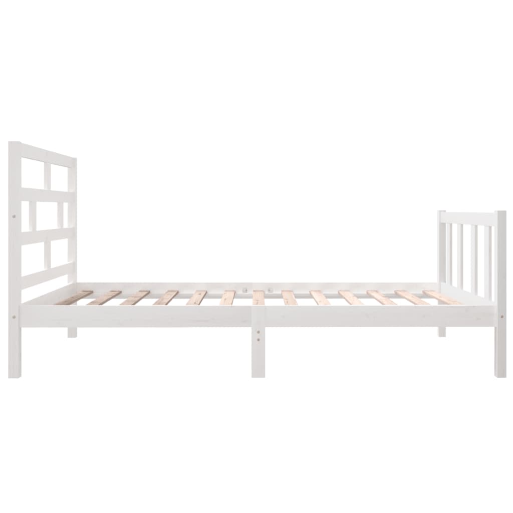 Giroletto Bianco in Legno Massello di Pino 90x200 cm 3101334