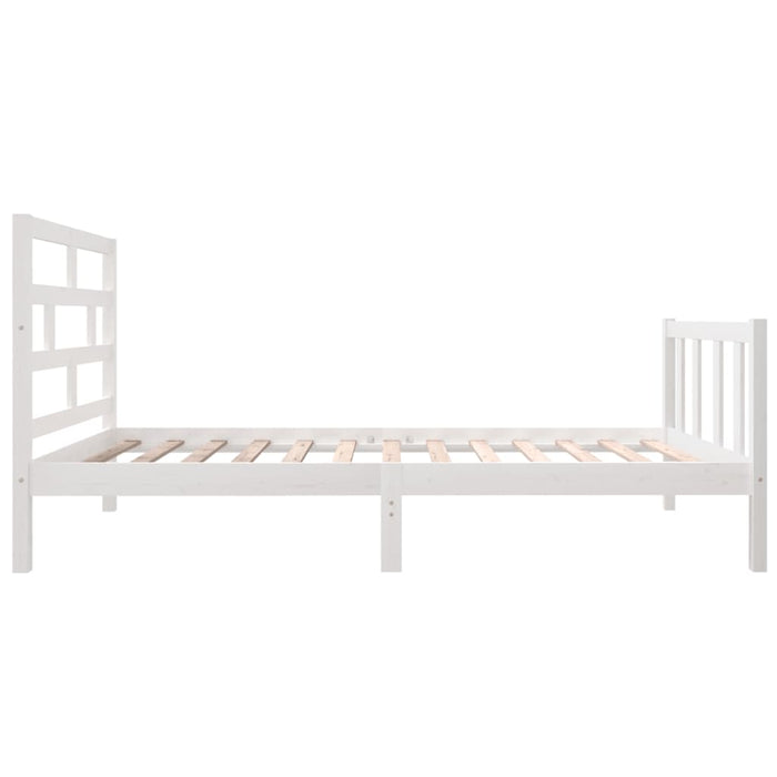 Giroletto Bianco in Legno Massello di Pino 90x200 cm 3101334