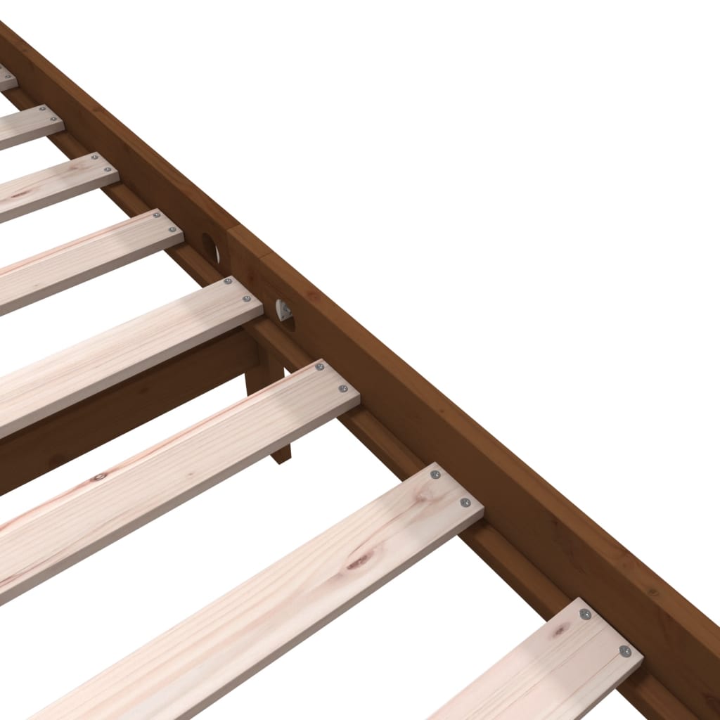 Giroletto Miele in Legno Massello Pino 150x200 cm 5FT King Size cod mxl 54311