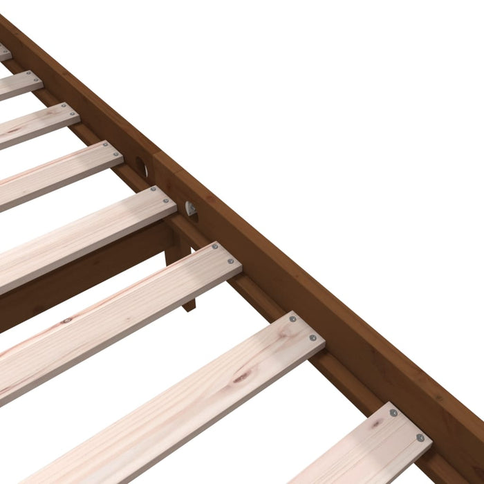 Giroletto Miele in Legno Massello Pino 150x200 cm 5FT King Size cod mxl 54311