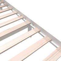 Giroletto-Struttura Letto Bianco in Legno Massello 180x200 cm Super King 374746