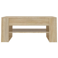 Tavolino da Salotto Rovere Sonoma 102x55x45cm Legno Multistrato 810902