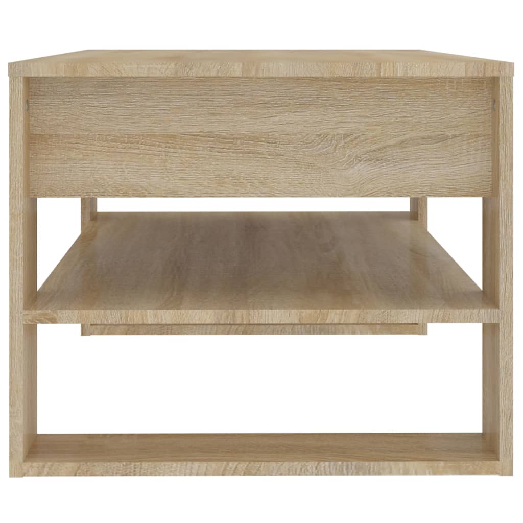 Tavolino da Salotto Rovere Sonoma 102x55x45cm Legno Multistrato 810902