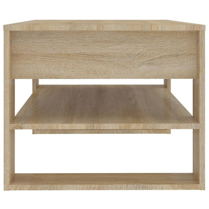 Tavolino da Salotto Rovere Sonoma 102x55x45cm Legno Multistrato 810902