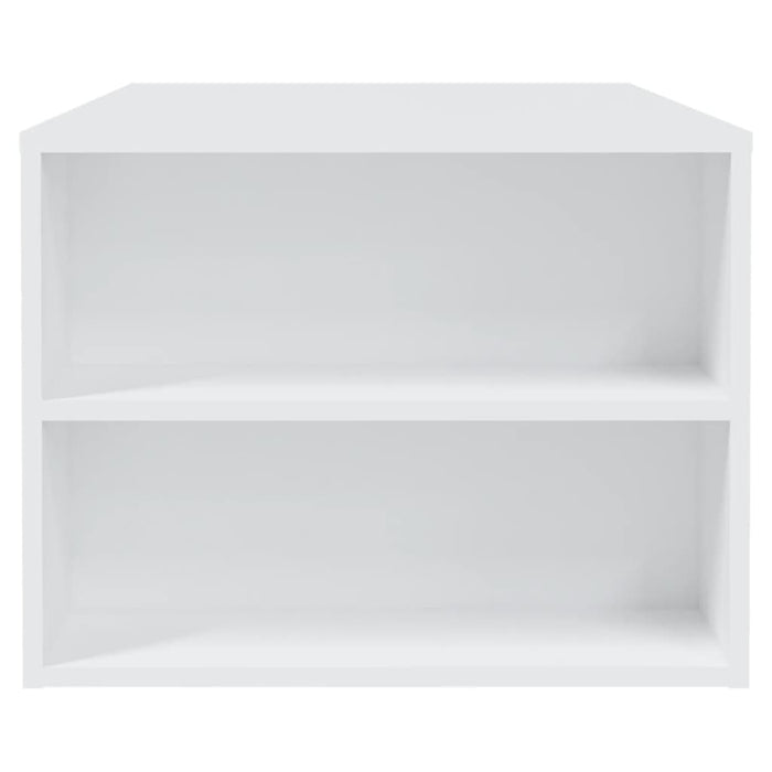 Tavolino da Salotto Bianco 102x55x42 cm in Legno Multistrato 810917