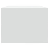 Tavolino da Salotto Bianco 102x55x42 cm Legno Legno Multistrato cod mxl 7628