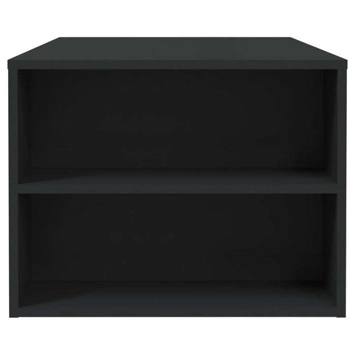 Tavolino da Salotto Nero 102x55x42 cm in Legno Compensato 810918
