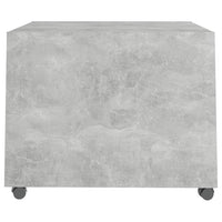 Tavolino Salotto Grigio Cemento 55x55x40 cm Legno Multistrato 810930