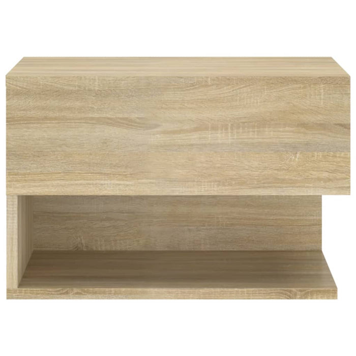 Comodini a Muro 2 pz Rovere Sonoma 810960