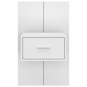 Comodini a Parete 2 pz-Set di 2 Tavolino da notte Bianchi 229971