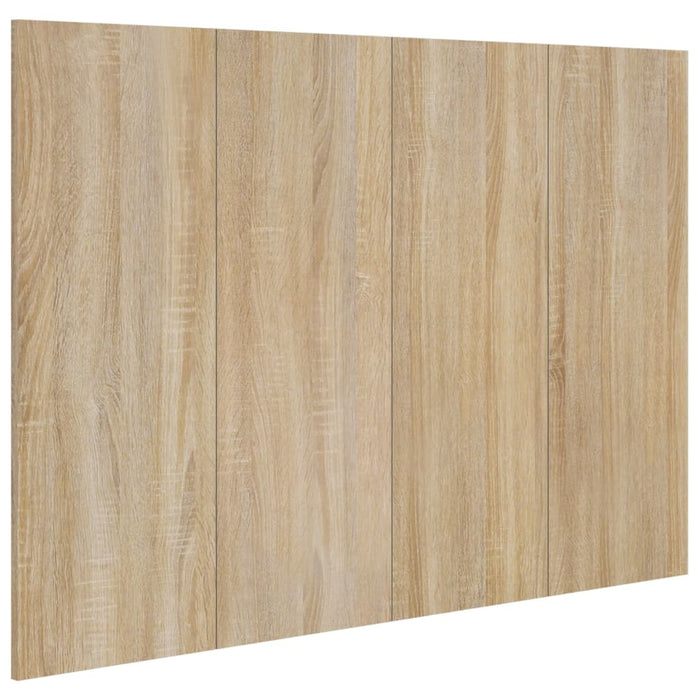 Testiera Letto Rovere Sonoma 120x1,5x80 cm in Legno Multistrato 811028