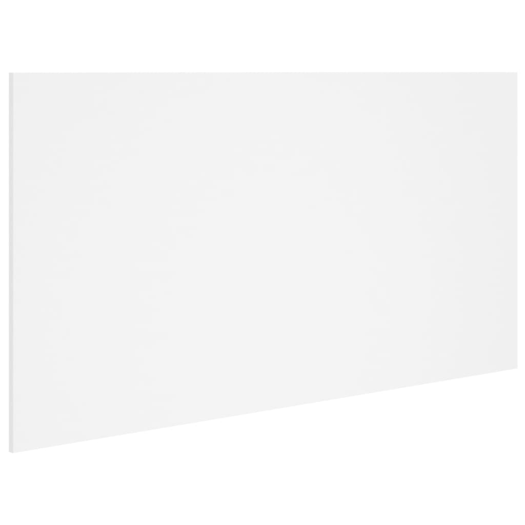 Testiera per Letto Bianca 160x1,5x80 cm in Legno Multistrato