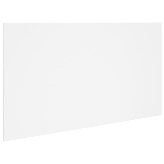 Testiera per Letto Bianca 160x1,5x80 cm in Legno Multistrato 811034