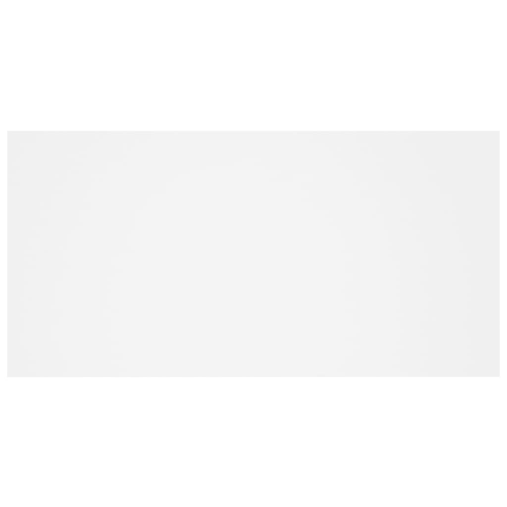 Testiera per Letto Bianca 160x1,5x80 cm in Legno Multistrato 811034