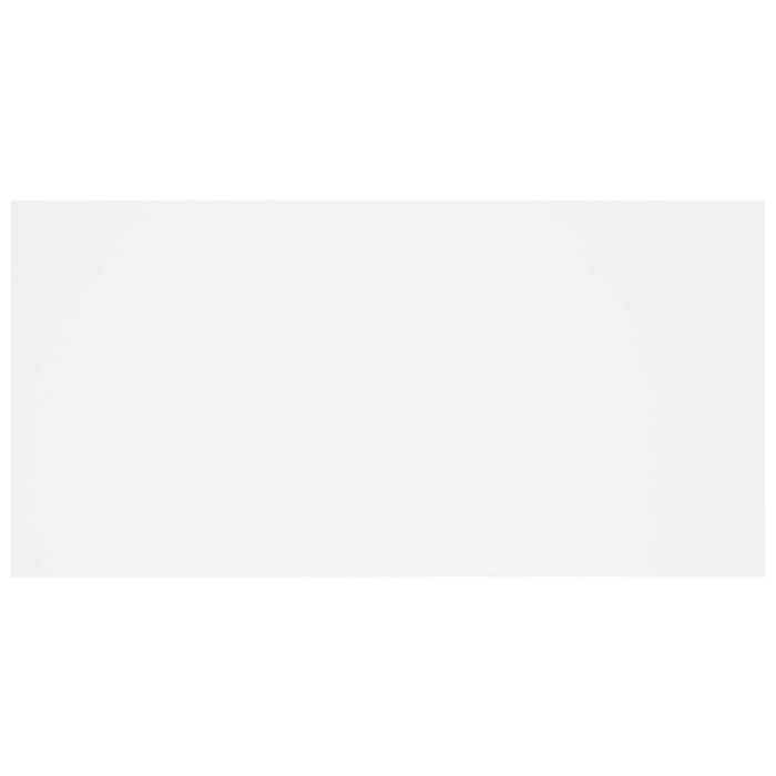 Testiera per Letto Bianca 160x1,5x80 cm in Legno Multistrato 811034