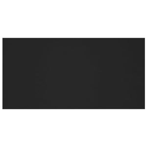 Testiera per Letto Nera 160x1,5x80 cm in Legno Multistrato 811035