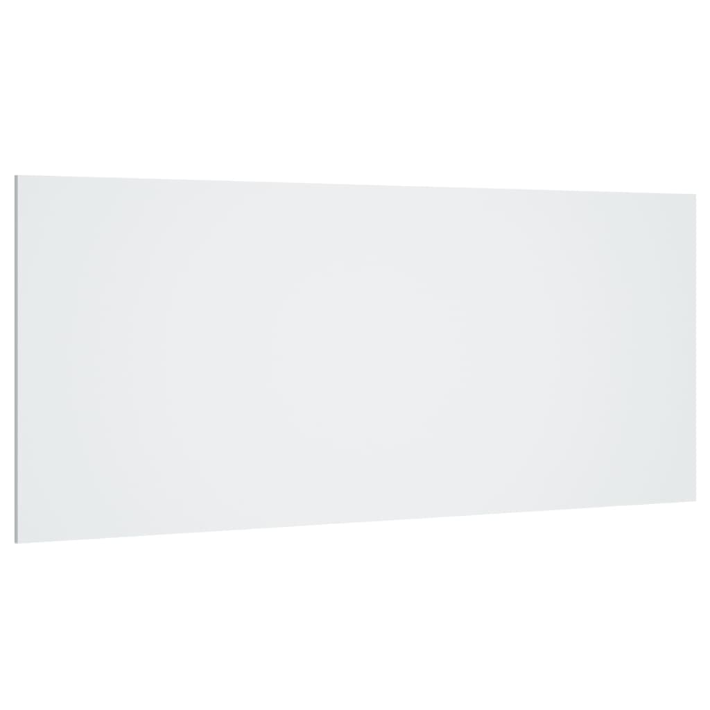 Testiera per Letto-Testata-Testiera Decorativa Bianca 200x1,5x80 cm in Legno Multistrato