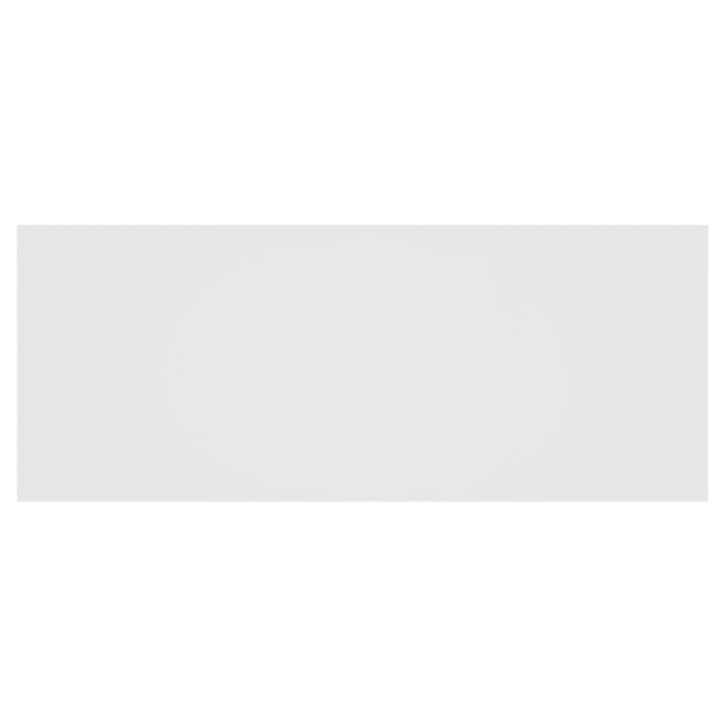 Testiera per Letto-Testata-Testiera Decorativa Bianca 200x1,5x80 cm in Legno Multistrato