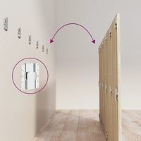 Testiera Letto Rovere Sonoma 200x1,5x80 cm in Legno Multistrato 811046