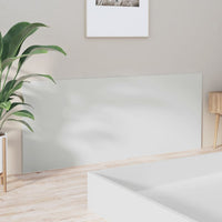 Testiera per Letto Bianco Lucido 200x1,5x80cm Legno Multistrato 811049