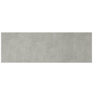 Testiera Letto Grigio Cemento 240x1,5x80cm Legno Ingegnerizzato